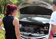 I love fucking with a big cock on the road