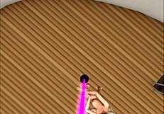 Kassie Teasing Camel Toe in Porno Star Club?