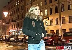 Hot Blonde Babe Offers Asshole to Big Dick Ex-Boyfriend