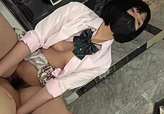 uncensored 18-year-old japanese beauty in uniform cosplay