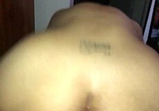 Latina wife bounces on hard dick