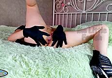 gaping ass skinny beautiful webcam model anal masturbation helps to achieve a real anal orgasm