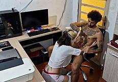 Acordei Com Tesao De Madrugada E Pedi Pro Meu Meio-Irmao Me Foder Gostoso