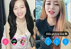 two cute girls in livestream uplive