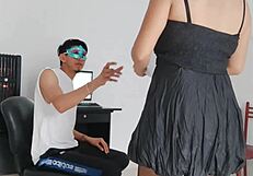 Amateurs Seduce Talent Director In Office Game