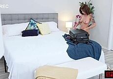 College Slut Craves Stepbro's Big Cock At Home