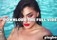 Glamorous Natural Milf Emily Rinaudo Strips Naked