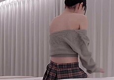 Japanese Sexy Girl In Costume Poses Seductively