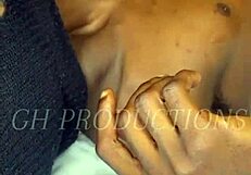 Real African Couple Enjoying Each Others Bodies Hot Foreplay