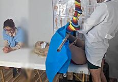 Stepmother takes stepdaughter to gynecologist for first time.