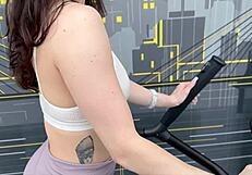 Gym Pickup Leads to Rough Fuck of Bubble Ass in Leggings