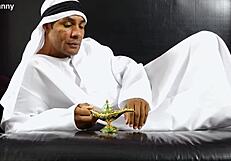 Trans Genie Daniela Marks Serves Hung Aladdin