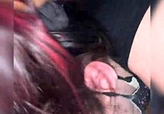 Emo girl begs for black cock face fuck