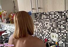 Boss Wakes With Hard Dick And Fucks Pussy In Sheer Red