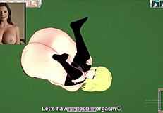 Blonde Russian NTR fucked in lingerie, cumming wildly part 2