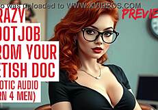 hot psychiatrist uncovers your foot fetish audio porn