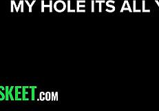 Stepmom Rides Dildo as Stepson Enters Room