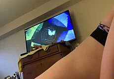 Tatted Emo Beauty Takes Intense Back Shots And Submits