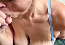 Sailor girl gives cum shower at office but almost gets caught