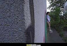 पब्लिक मास्टरबेटर मॉन्स्टर लंड से बड़ी गांड पूजा करता