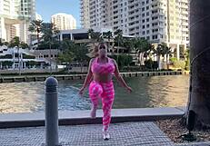 Insatiable BBW Hot Ass Hollywood Rides Rome Majors Massive Cock in California