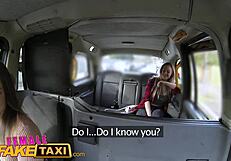 Female fake taxi big tits lesbians love the pussy