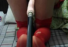 Ladyboy Yiyi ANAL MASTURBATION 2 with intense assfucking action