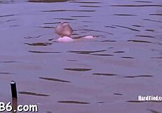 Oh, tossed up hotty is punished in garage!