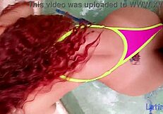 Dia De Piscina Y Sexo Anal Con Colombiana Puta Pelirroja!