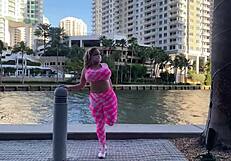 Insatiable BBW Hot Ass Hollywood Rides Rome Majors Massive Cock in California