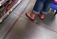 Oh wow, that super sized big ass in tight jeans is begging for attention!