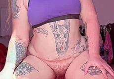 Dildo Riding to Orgasm