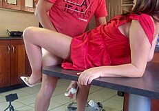 Swapping Cock Between Her Ass And Pussy Neighbors Wife First Anal