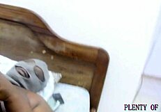 horny bbw got banged by the room attendant with black cock