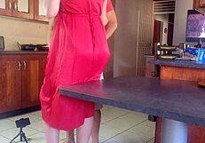 Swapping Cock Between Her Ass And Pussy Neighbors Wife First Anal