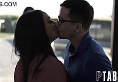 Sheena Ryder and Ricky Spanish in public hardcore display