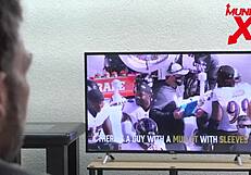 Latina fucks friend's stepfather after training with big cock