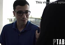 Sheena Ryder and Ricky Spanish in public hardcore display