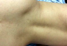 Intense cumshot lands on my girl's back