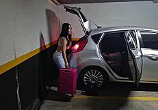 my husband is away, so my horny neighbor alejandra palacios tries to make me cum