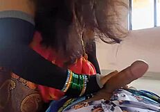 Desi Indian maid in a hot environment