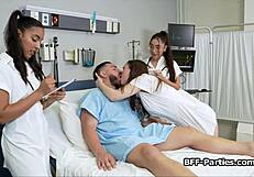 Sexy Medics Running Extra Tests on Hard Cock in Hospital