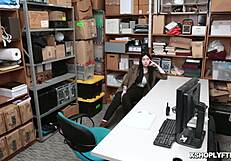 Hot Thief Pays Off Using Her Pussy And Gets Railed