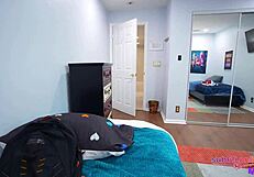 Stepmom catches stepson jerking off. Using her shampoo sub español