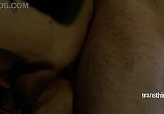 Cute Ts Ariel Demure Conjures Dream Lover Cliff Jensen For Tight Ass Fucking In Library