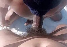 I spotted the muscular lifeguard on the dunes and turned him into my slut pounding deep