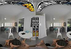 cassie del isla teaches filthy rich french anal sex in virtual porn?