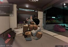 teasing this snow bunny before getting intimate sex with a follower