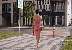 Did you see me cut my dress and head outside to show it off to everyone?