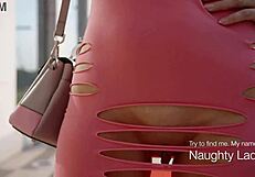 Did you see me cut my dress and head outside to show it off to everyone?